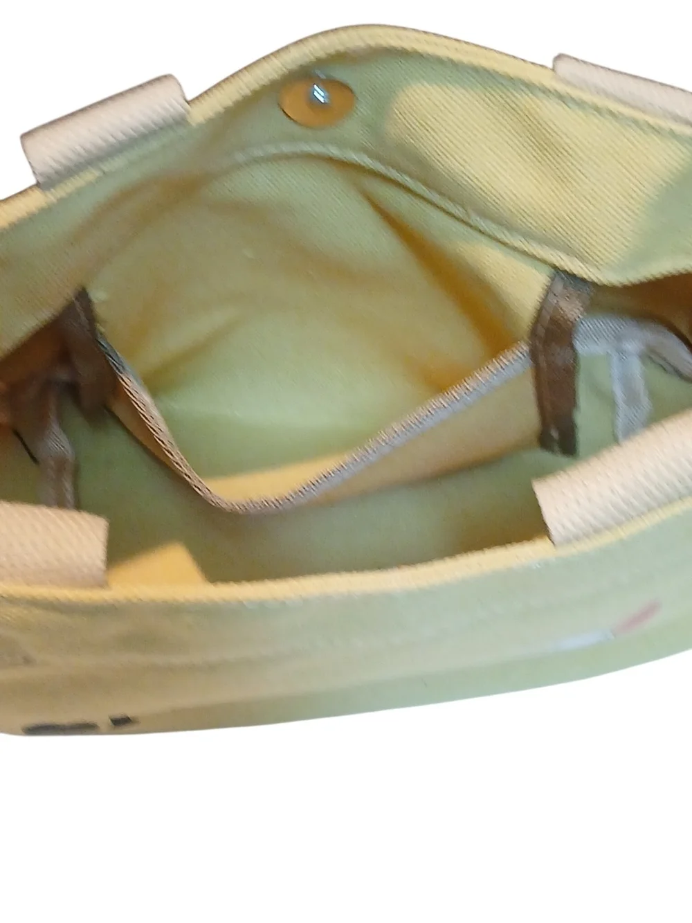 Peanuts -ECO Friendly Snoopy With a Heart on This Khaki Crossbody/Handbag 10 X 7